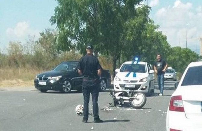 U udesu u Podgorici povrijeđen motociklista