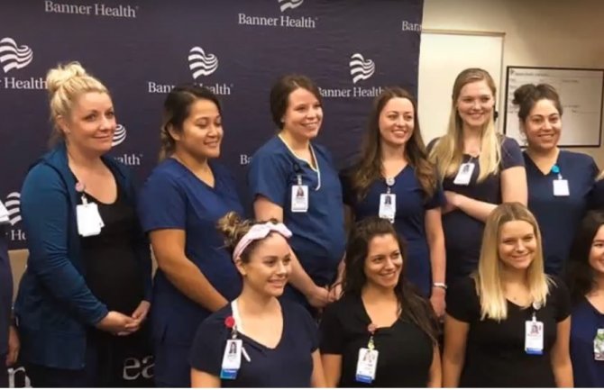 U jednoj bolnici u isto vrijeme 16 medicinskih sestara ostalo u drugom stanju (VIDEO)