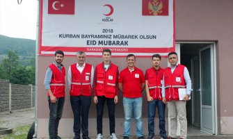 Turski crveni polumjesec i Islamska zajednica doniraju kurbane širom Crne Gore
