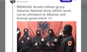  Albanska nacionalna armija prijeti Srbiji i Kosovu (VIDEO)