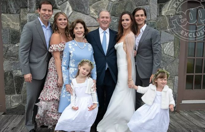 Džordž Buš ispratio ćerku do oltara (FOTO)