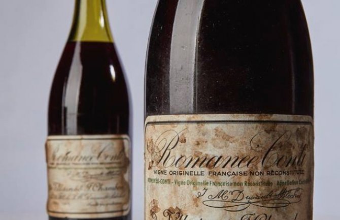 Njujork: Flaša vina prodata za rekordnih 558.000 dolara na aukciji 