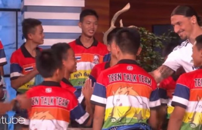 Ibrahimović ispunio želju hrabrim dječacima s Tajlanda (VIDEO)