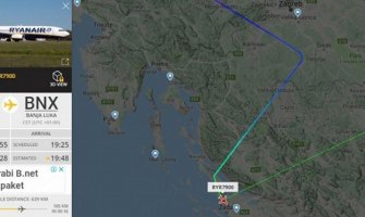  Avion sletio u Zadar umjesto u Banjaluku: Pilot pogriješio?