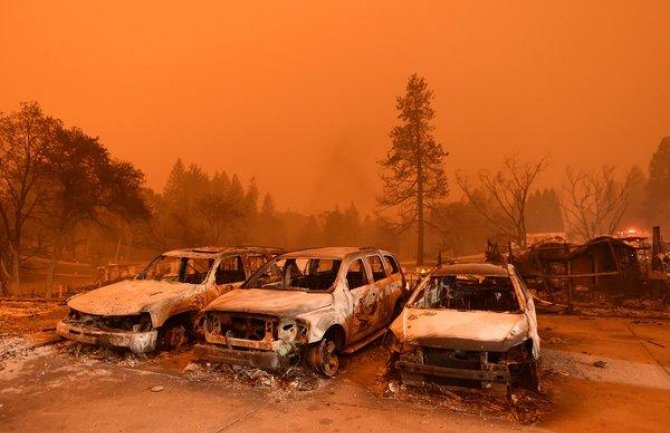 Požari u Kaliforniji: Bilans smrtno stradalih povećan, 200 nestalih osoba