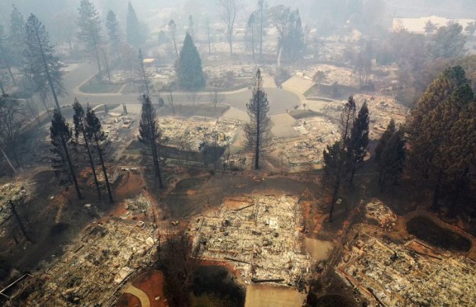 Novi bilans: U požarima u Kaliforniji 63 mrtvih, potraga za 630 osoba