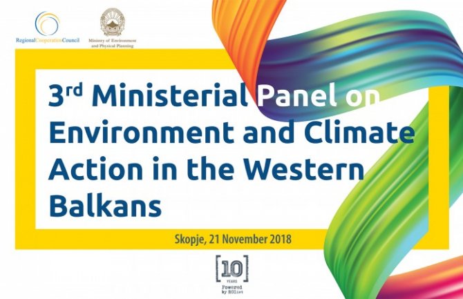 Skoplje domaćin 3. Ministarskog panela o ekološkom i klimatskom djelovanju na Zapadnom Balkanu
