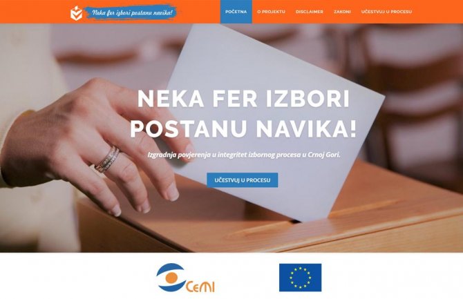 CeMI kreirao e-platformu za reformu izbornog zakonodavstva