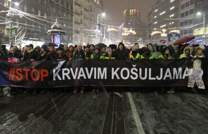 Beograd: Završen protest 