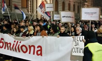 Beograd: Završen treći protest 