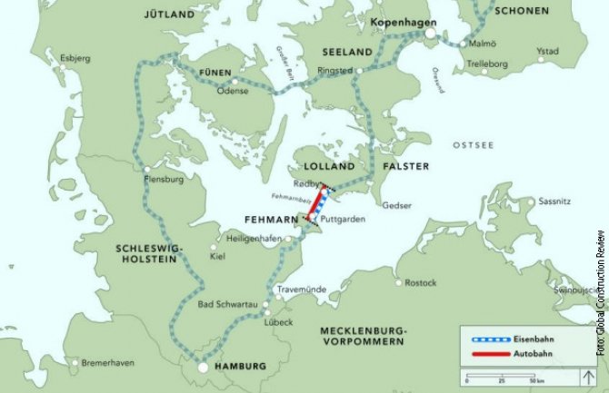 Njemačka se povezuje sa Danskom podvodnim tunelom, vrijednost gradnje osam milijardi dolara