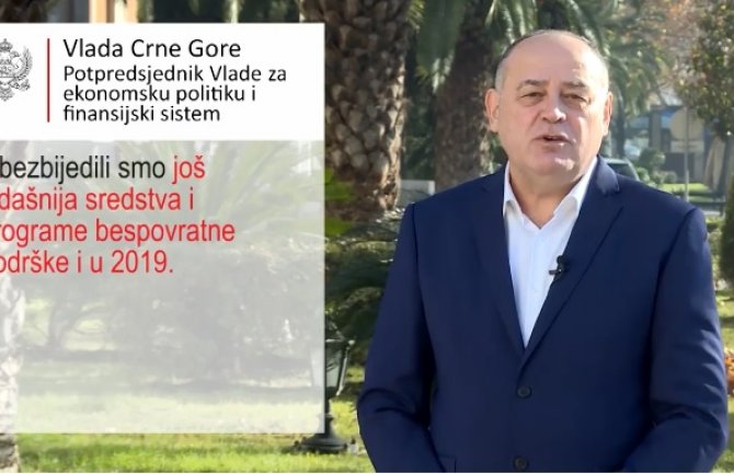 Simović: I u novoj godini nastavljamo dinamičan razvoj crnogorske poljoprivrede