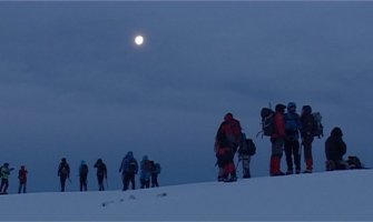 Noć punog mjeseca: Zimska poslastica za planinare, noćni uspon na 1679 mnv do Subre
