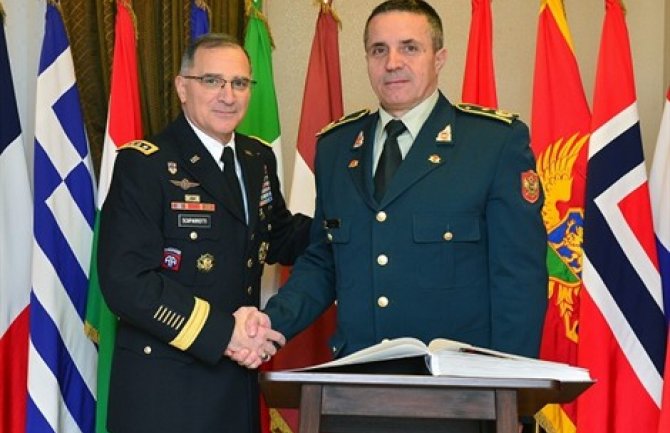 Podrška daljoj integraciji Vojske CG u NATO