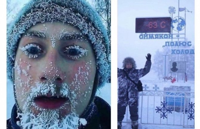 Surova zima: U ruskoj Jakutiji izmjereno minus 63 stepena