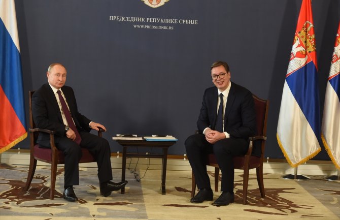 Putin u Beogradu: Drago mi je da imamo novi pravac razvoja odnosa Rusije i Srbije
