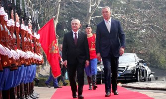 Albanski predsjednik Ilir Meta stigao u dvodnevnu posjetu Crnoj Gori