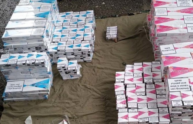 Bijelo Polje: Oduzete cigarete vrijedne 200.000 eura, uhapšena dva lica