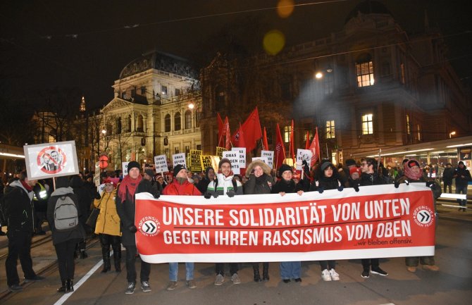 Protest u Beču protiv vladajućeg austrijskog FPO-a 