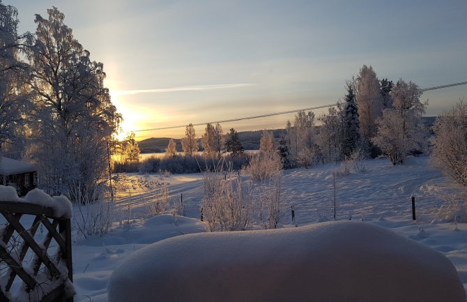 Švedska u najhladnijem danu, temperatura minus 39,5 