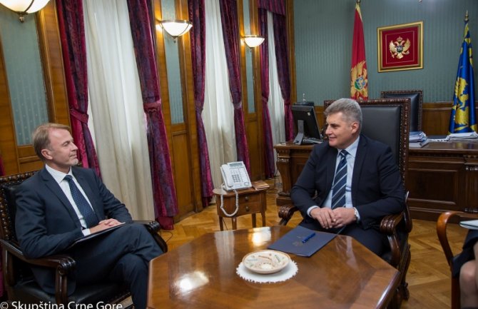 Brajović razgovarao sa šefom Delegacije EU u Crnoj Gori