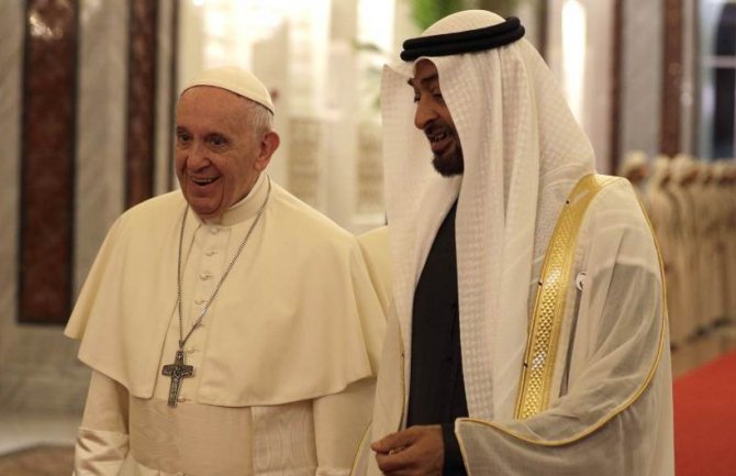 Papa doputovao u istorijsku posjetu Abu Dabiju