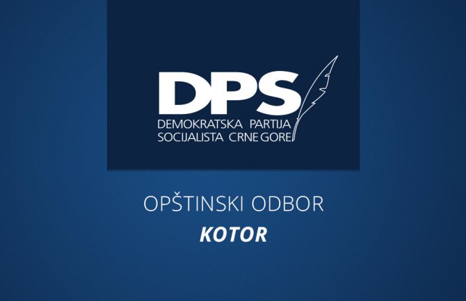 DPS Kotor: Kotorani su uvijek znali da prepoznaju kukavičke podvale i neće dozvoliti destabilizaciju CG
