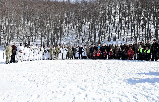 Bošković: Vojska Crne Gore sposobna da odgovori najsloženijim zadacima u planini