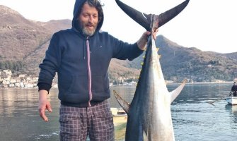Mirkova ribarska avantura: Ulovio tunu od 72 kg, borbu vodio čitav sat(FOTO)