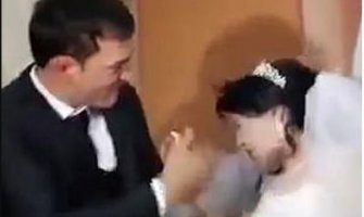Mladoženja udario šamar mladoj na sred svadbe: Pala na stolicu, gosti u šoku