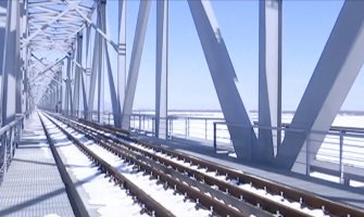 Prvi prekogranični željeznički most spojio Rusiji i Kinu: Pogledajte kako izgleda(VIDEO)