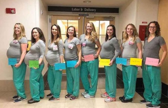 Bejbu bum u bolnici: Sve zaposlene babice u isto vrijeme trudne (FOTO)