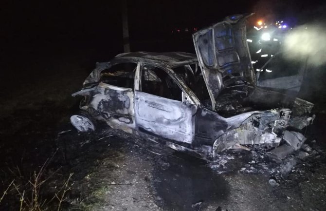Stravična nesreća kod Zagreba: Automobil izletio sa autoputa i zapalio se, poginula dva mladića (FOTO)