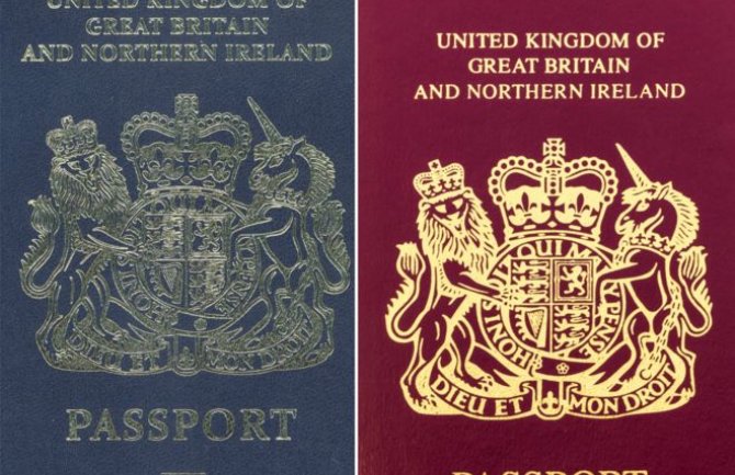 Novi britanski pasoši bez natpisa EU