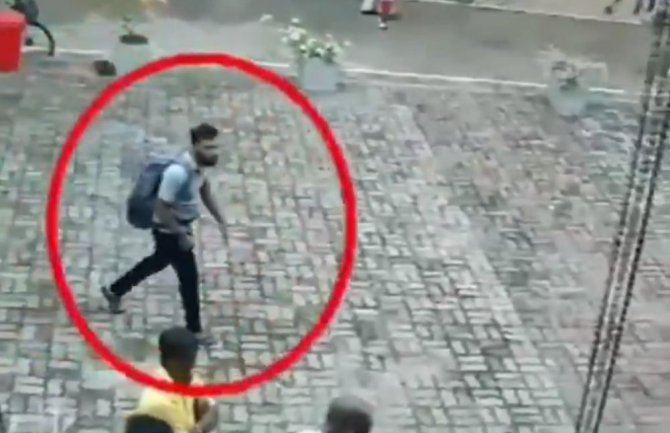 Pojavio se snimak bombaša samoubice kako ide prema crkvi na Šri Lanki (VIDEO)