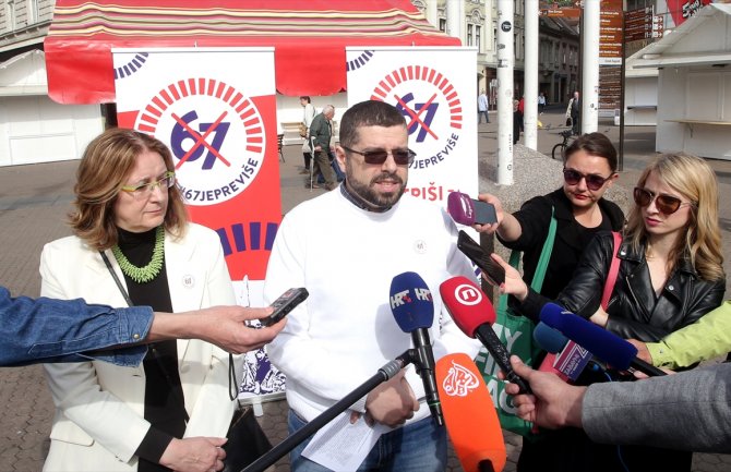 Hrvatska: Od ponoći počinje prikupljanje potpisa za referendum protiv rada do 67. godine