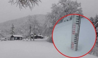 Zima se vratila u Hrvatsku: Snijeg pada, temperatura ispod nule (FOTO)