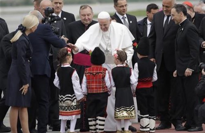 Papa Franja stigao u Bugarsku
