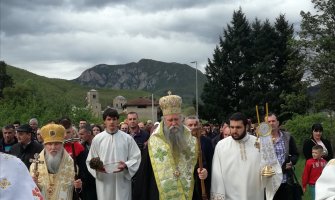 Hramovna slava manastira Đurđevi stupovi, svečana litija ulicama Berana