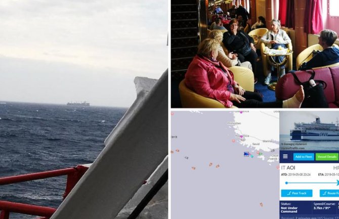 Brod sa 215 putnika i 92 člana posade vuče remorker, do Splita će im trebati 20 sati