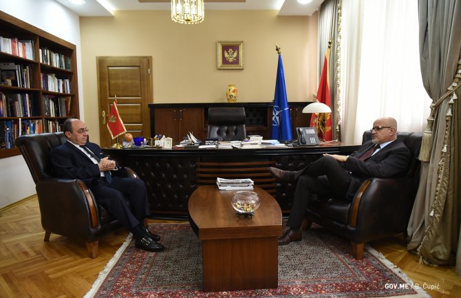 Darmanović primio novoimenovane, izvanredne i opunomoćene ambasadore Egipta, Gruzije i Indonezije