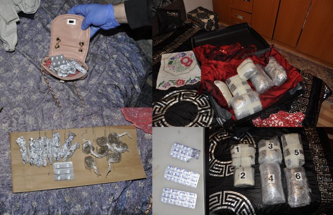 Ulična prodaja droge u PG: Uhapšene tri osobe, zaplijenjeno preko 5 kg marihuane i tablete ksalola