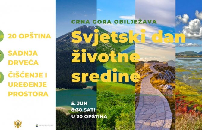 Crna Gora obilježava Svjetski dan životne sredine: U 20 opština akcije čišćenja i sađenja