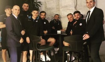 Cungu i Čapuni posjetili fudbalere Kosova u Podgorici