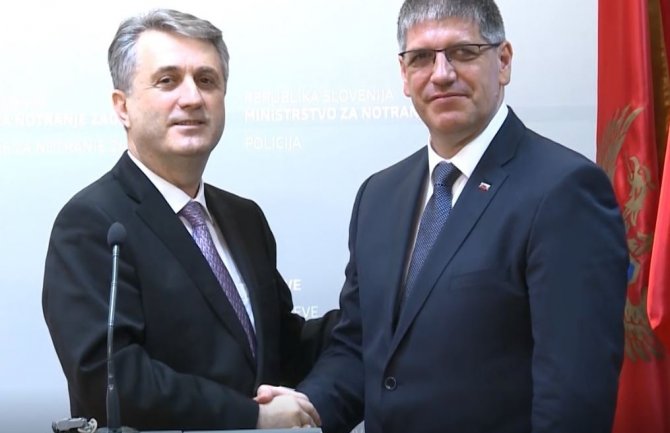 Nuhodžić-Poklukar: Nastavak saradnje između Crne Gore i Slovenije za jači odgovor na zajedničke bezbjednosne izazove