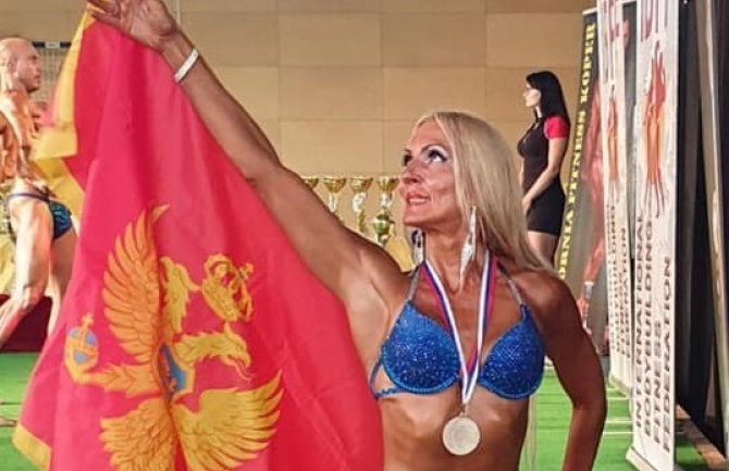 Ljubica potvrdila titulu crnogorske fitnes kraljice: Dvije zlatne i jedna srebrna medalja za Bjelopoljku u Sloveniji