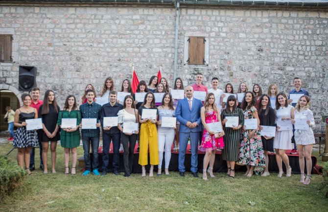 Cetinje: Uručene pohvalnice dobitnicima diplome Luča