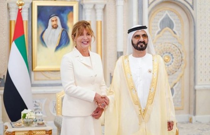 Jeknić ambasadorka CG u Ujedinjenim Arapskim Emiratima