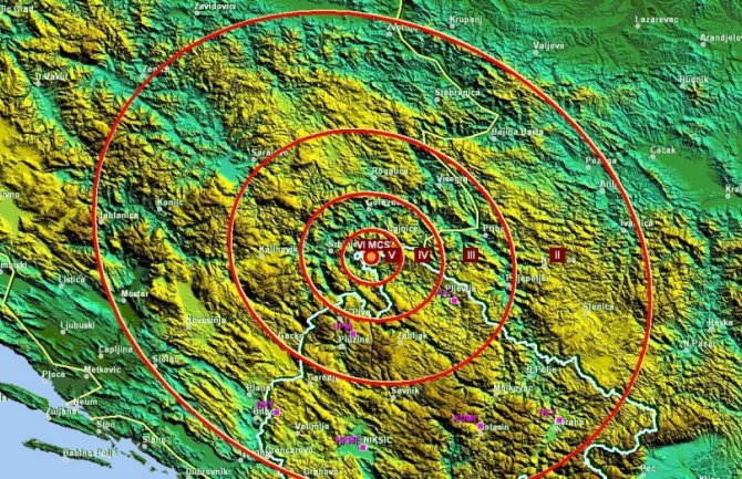 Zemljotres pogodio pogranično područje BiH i Crne Gore