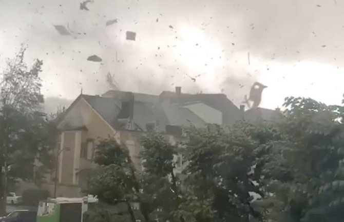 Nevrijeme u Zapadnoj Evropi: Neki djelovi pogođeni udarom gromova i tornadom, ima povrijeđenih (VIDEO)